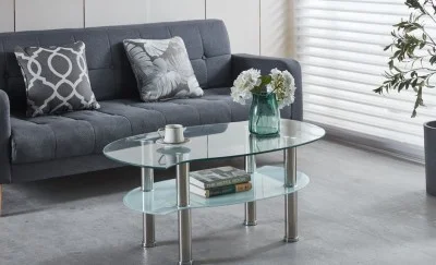 Masuta Cafea KJCT152 Alb