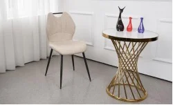 Scaun tapitat MC06 bej