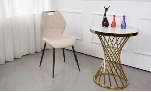 Scaun tapitat MC06 bej