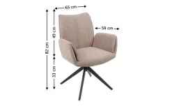 Scaun Living Rotativ KJC77 Maro