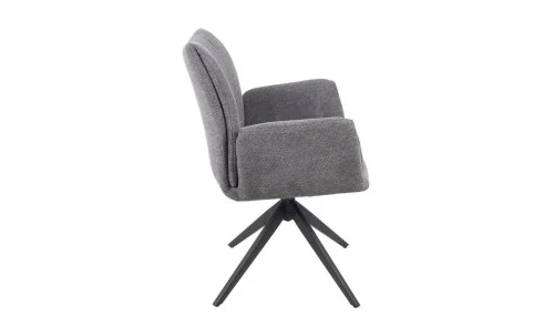 Scaun Living Rotativ KJC77 Gri Închis