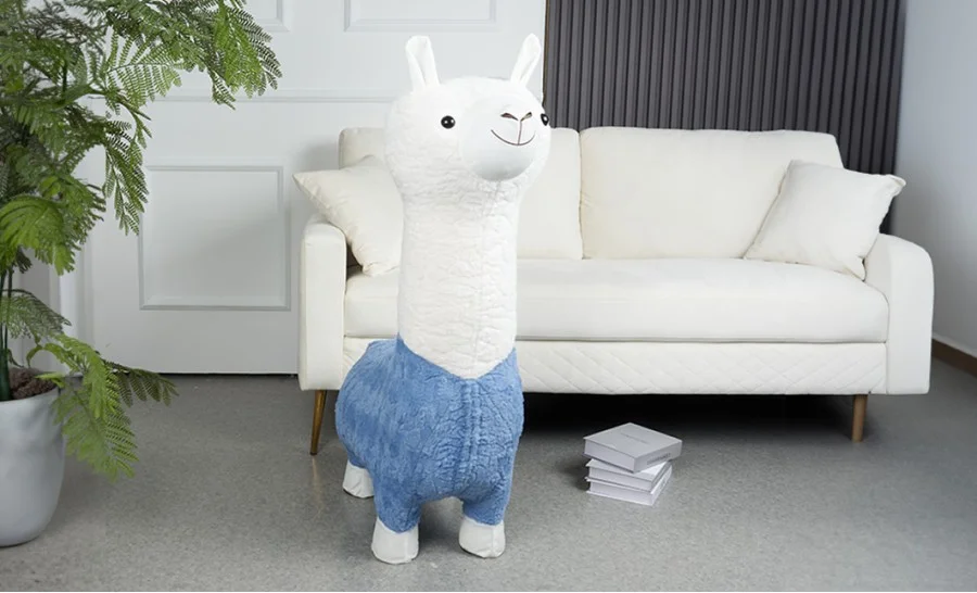 Taburet Alpaca KJP4336, Albastru Taburet Alpaca KJP4336, Albastru