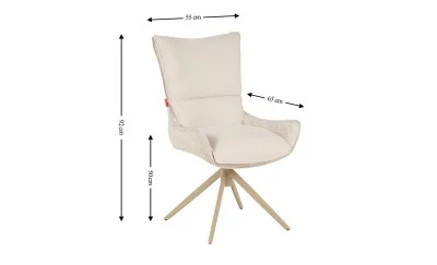 Scaun Living Rotativ DCM0607CS Bej