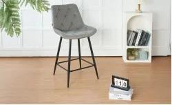 Scaun Bar KJC274 Gri