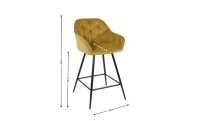 Scaun Bar KJC275 Mustar 6