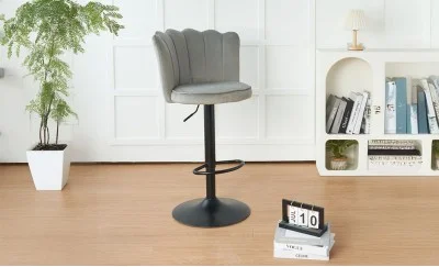 Scaun Bar KJC341 Gri Scaun Bar KJC341 Gri