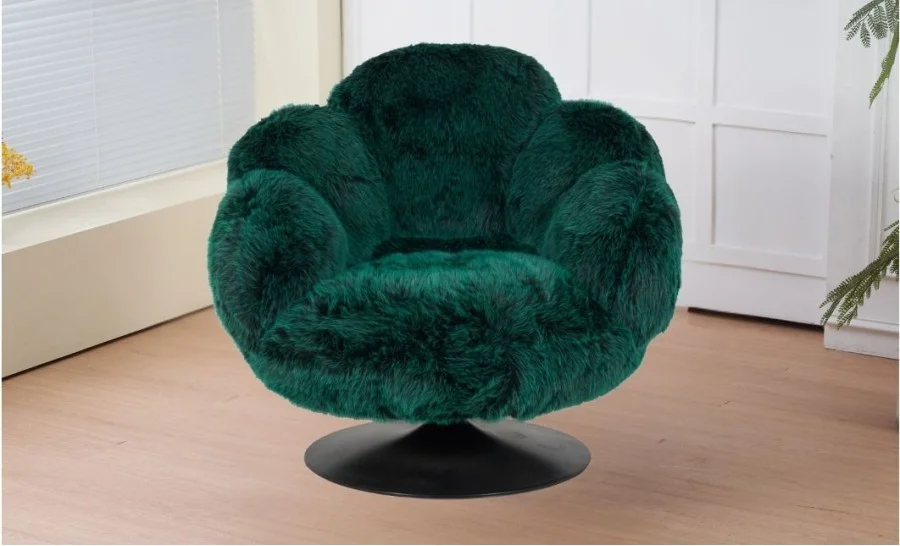 Fotoliu Pufos KJL5427, Verde