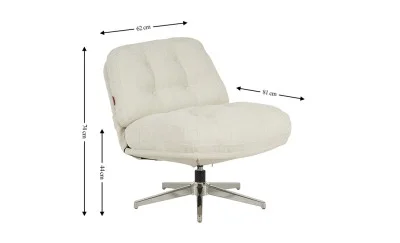 Scaun Rotativ LCM0101AS Bej