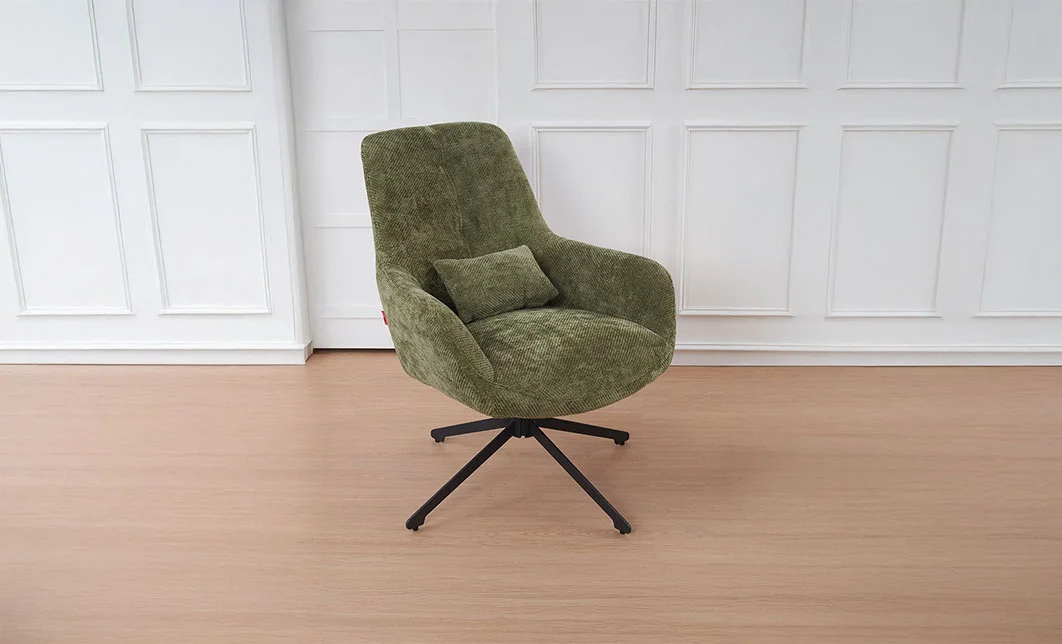 Scaun Living Rotativ LCM0102AS Verde