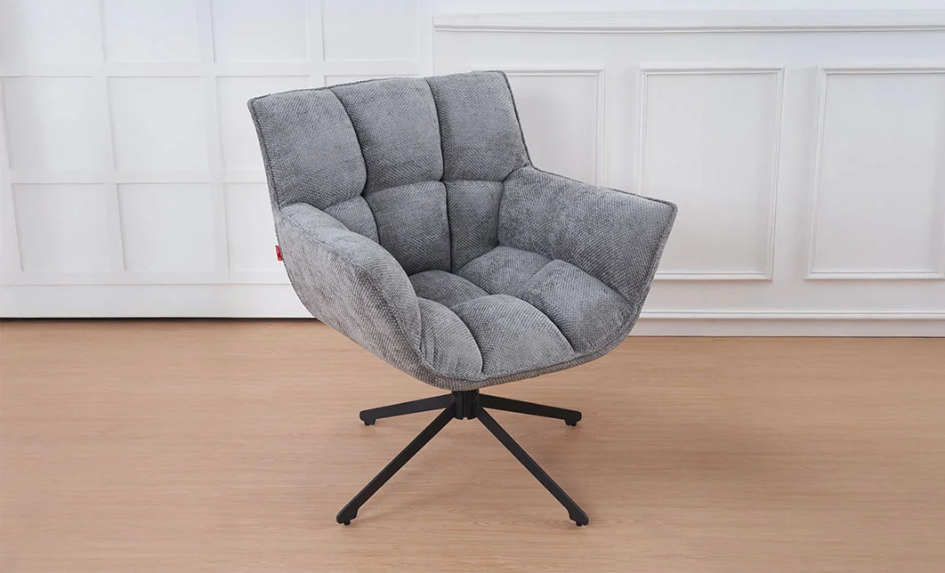 Scaun Living Rotativ LCM0106AS Gri