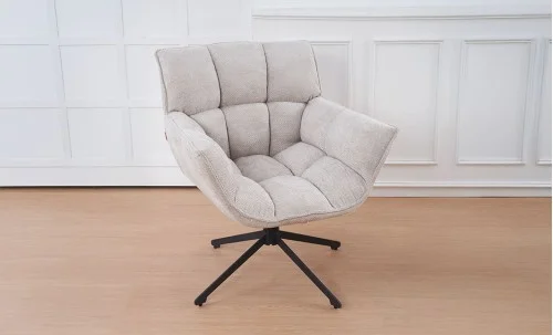 Scaun Living Rotativ LCM0106AS Bej