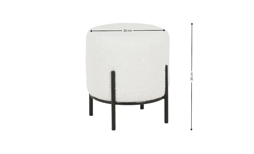 Taburet KJP028, Alb 1