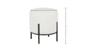 Taburet KJP028, Alb