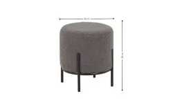 Taburet KJP028, Gri