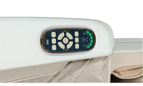 Fotoliu de masaj A101 SL Bej / Maro, control vocal AI, Zero Gravity, ecran LCD