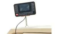 Fotoliu de masaj A101 SL Bej / Maro, control vocal AI, Zero Gravity, ecran LCD 7