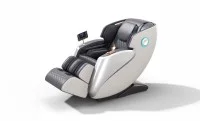 Fotoliu de Masaj VD-A029 Gri închis / Alb, 18+ Programe, Zero Gravity, Încălzire cu Pelin, Bluetooth, Încărcare Wireless 4