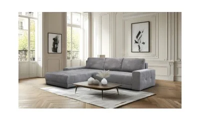 Colțar Extensibil Adria, Cu Ladă Depozitare, Stofă Premium Vinci 07