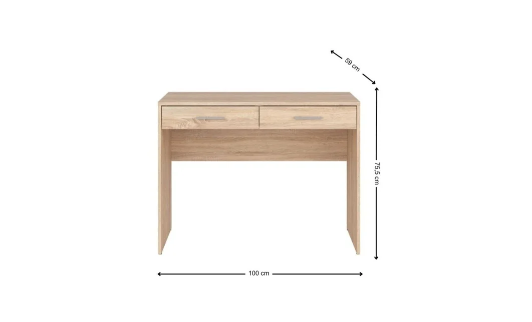 Birou Nepo cu 2 sertare BIU2S 1