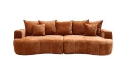 Canapea Extensibilă Amber 3 Caramiziu