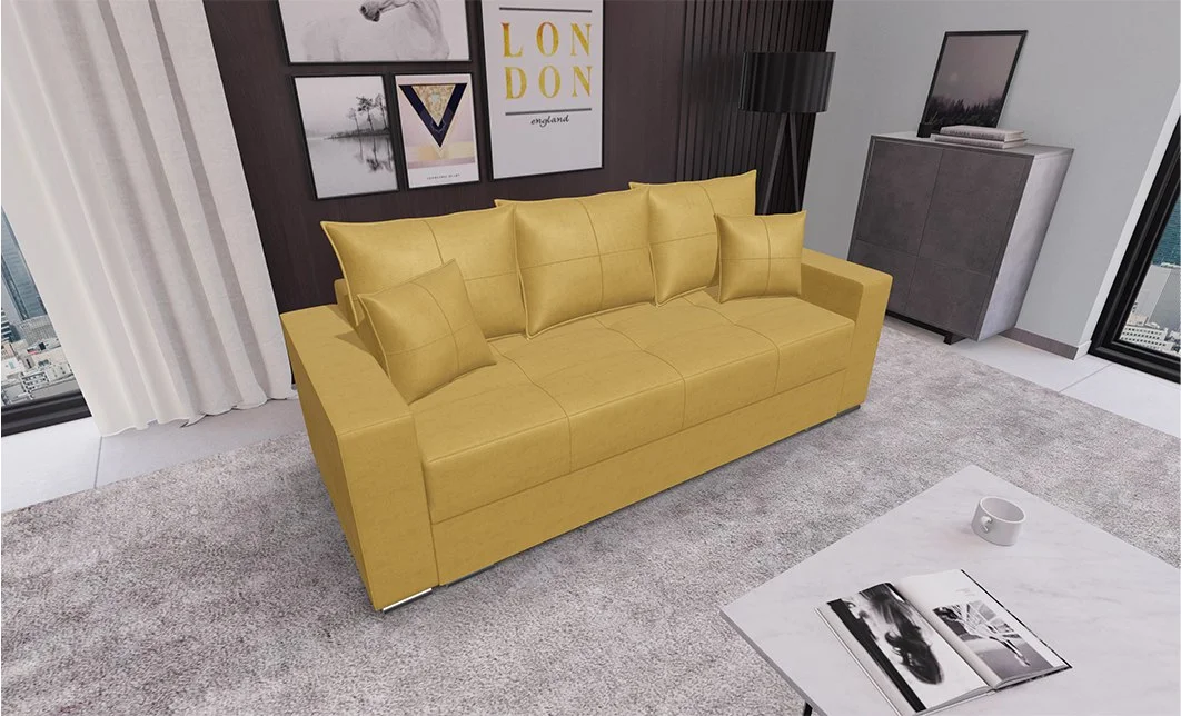 Canapea Extensibilă Claudia Bonell Mini, Mustar 1