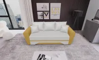 Canapea Extensibilă Atlanta Bonell Mini, Bej Deschis/Mustar