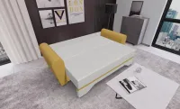Canapea Extensibilă Atlanta Bonell Mini, Bej Deschis/Mustar 3