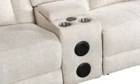Coltar Recliner Electric Bej deschis 2