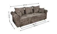 Canapea Extensibilă Elsa Memory Mini, Maro 1