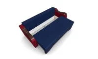 Canapea Extensibila Sally Mini, Albastru/Rosu 6
