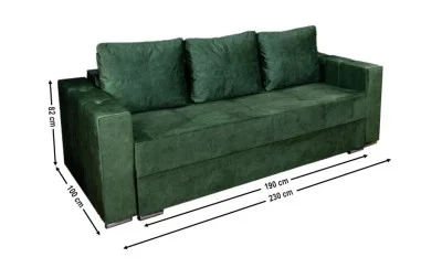Canapea Extensibilă Vegas Memory Mini, Verde