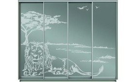 Dulapuri cu oglindă sablată