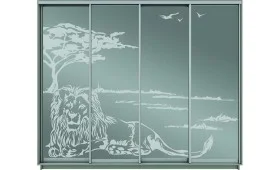 Dulapuri cu oglindă sablată