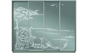 Dulapuri cu oglindă sablată