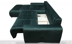Coltar Extensibil Atlantic (Elite) Sezlong Stanga, Monolith 95 Dark Grey