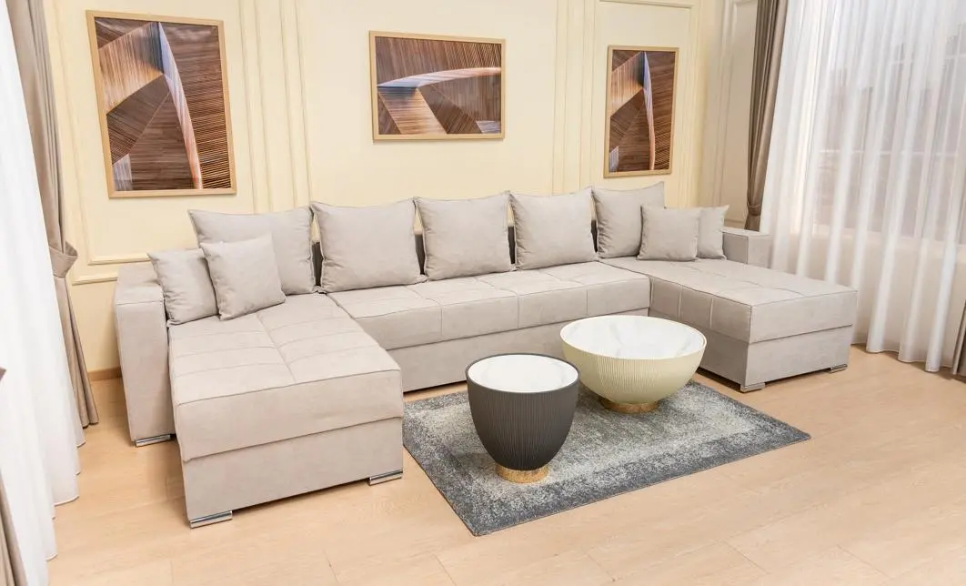 Colțar Extensibil Claudia U Bonell Gri - Lemon 05