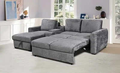 Colțar Extensibil Cremona KF7864-95, Gri Stânga