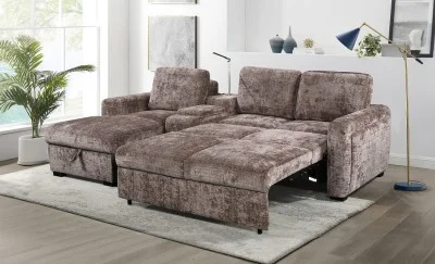 Colțar Extensibil Cremona KF7864-94, Maro Stânga