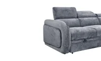Colțar Extensibil Harmony KF7908 cu Ladă Depozitare, Șezlong Dreapta, Gri Închis 6