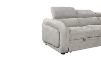 Colțar Extensibil Harmony KF7908 cu Ladă Depozitare, Șezlong Dreapta, Gri Deschis 6