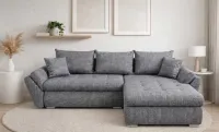 Colțar Extensibil Confort cu Spumă HR, Paradiso Gri 