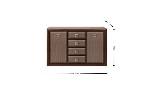 Comoda Koen MDF KOM2D4S