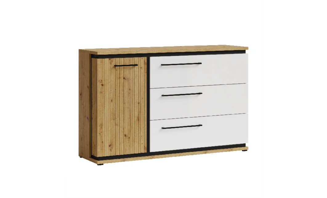 Comodă Living Molto Artisan ML12, Albă