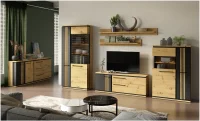 Comodă Living Molto Artisan ML12, Neagră 2