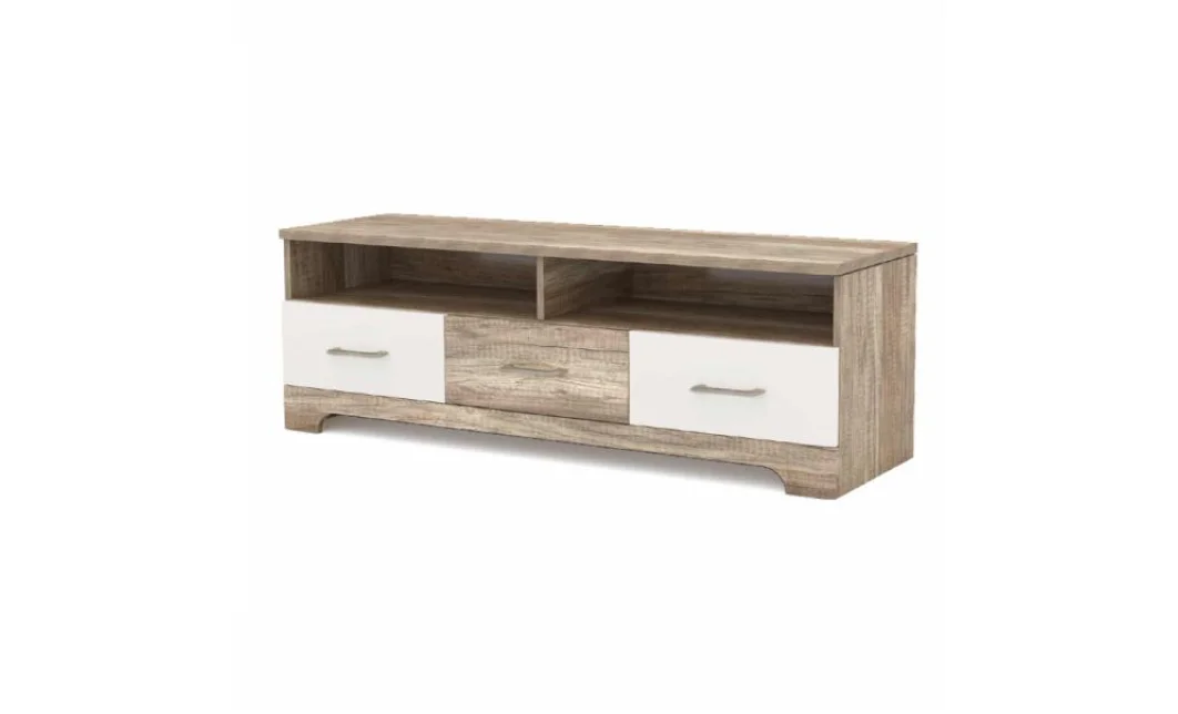 Comoda TV Mulatto B oak canyon/white gloss