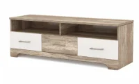 Comoda TV Mulatto B oak canyon/white gloss