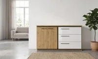 Comodă Living Molto Artisan ML13, Albă 3