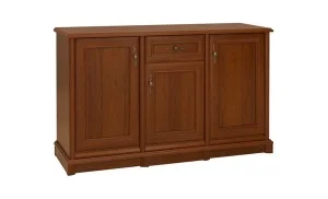 Comodă Sonata 3D/1S cu 3 Uși 1 Sertar, Nuc / Maro
