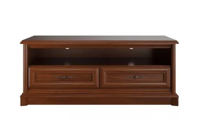 Comodă TV Sonata RTV2S cu 2 Sertare, Nuc / Maro