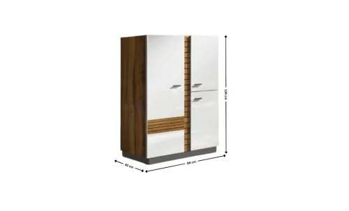 Comoda 3 usi si 2 sertare Val Gardena VG15 gri matase